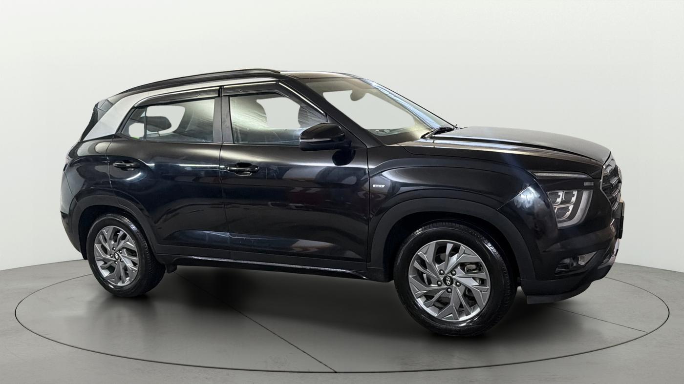 2020 Hyundai Creta SX (O) 1.4 TURBO DCT, Petrol, Automatic, 49,032 km, Right Front Diagonal