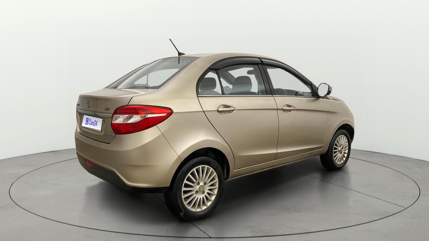 2014 Tata Zest XM PETROL, Petrol, Manual, 75,967 km, Right Back Diagonal