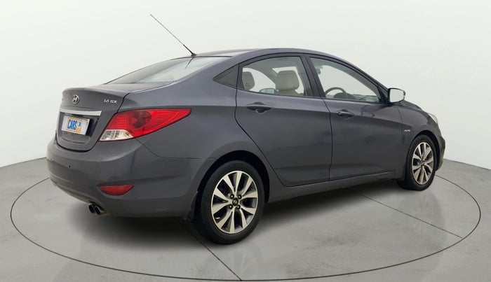 2014 Hyundai Verna FLUIDIC 1.6 CRDI SX AT, Diesel, Automatic, 81,531 km, Right Back Diagonal