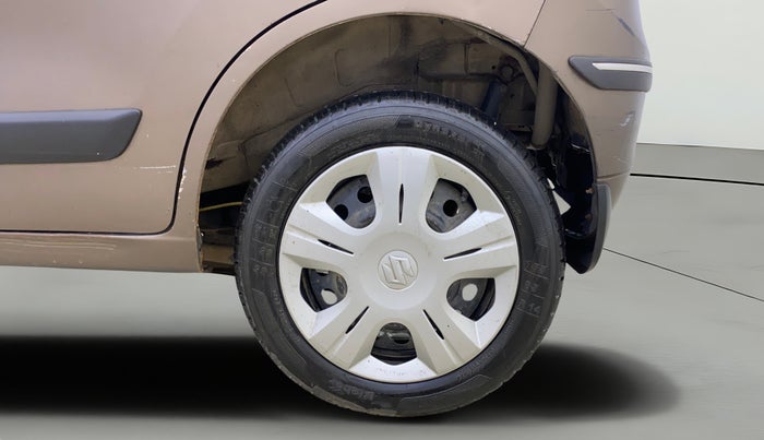 2013 Maruti Wagon R 1.0 LXI CNG, CNG, Manual, 1,28,031 km, Left Rear Wheel