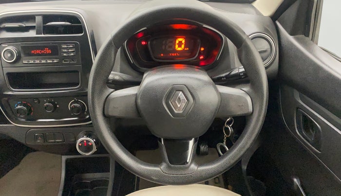 2017 Renault Kwid RXL 1.0 AMT, Petrol, Automatic, 77,644 km, Steering Wheel Close Up