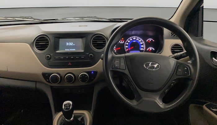 2017 Hyundai Grand i10 SPORTZ 1.2 KAPPA VTVT, CNG, Manual, 1,17,109 km, Steering Wheel Close Up