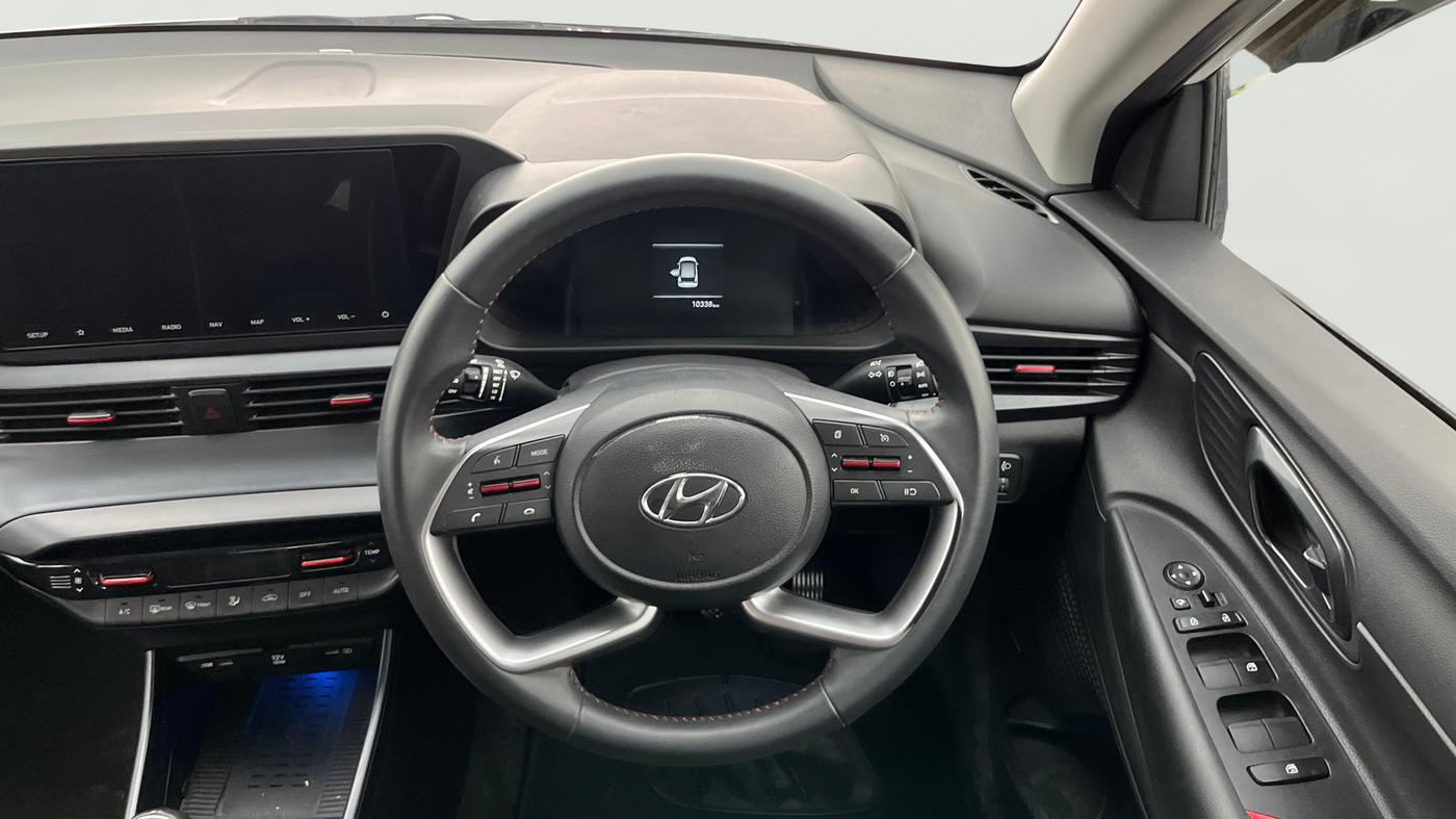 2022 Hyundai NEW I20 ASTA (O) 1.2 MT DUAL TONE, Petrol, Manual, 10,336 km, Steering Wheel Close Up