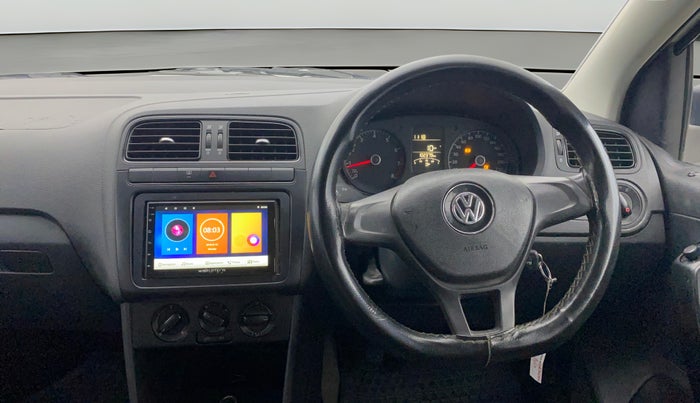 2015 Volkswagen Polo COMFORTLINE 1.2L, Petrol, Manual, 1,02,403 km, Steering Wheel Close Up