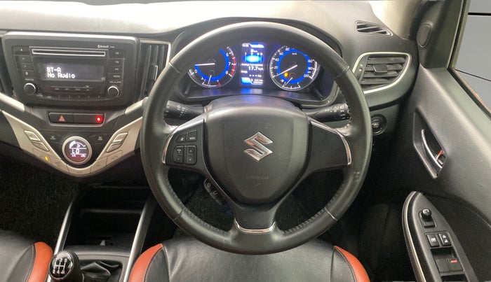2016 Maruti Baleno ZETA PETROL 1.2, Petrol, Manual, 55,840 km, Steering Wheel Close Up