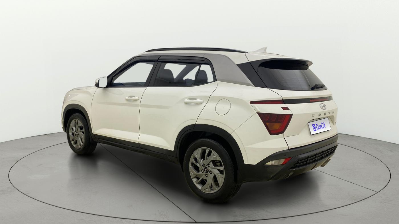 2021 Hyundai Creta SX (O) 1.4 TURBO DCT, Petrol, Automatic, 1,01,108 km, Left Back Diagonal