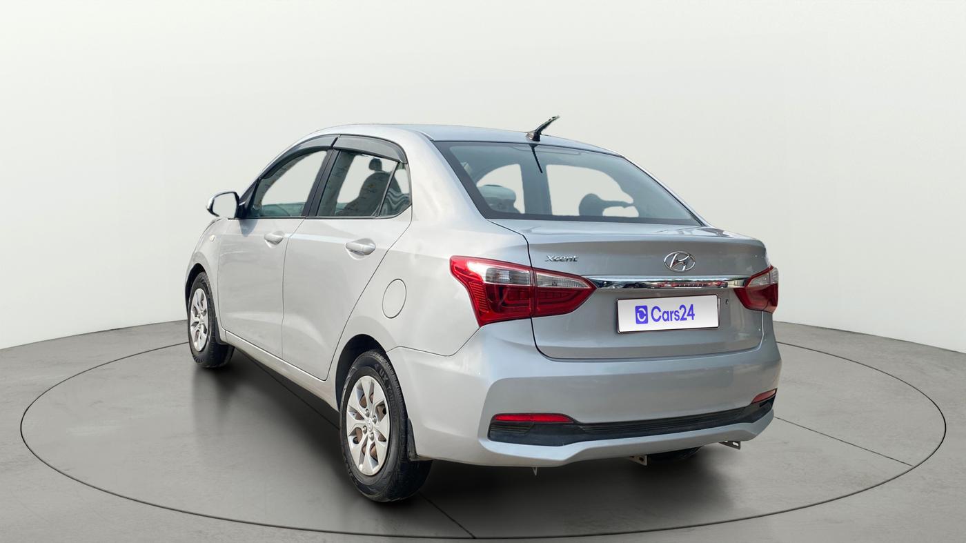 2018 Hyundai Xcent E+, Petrol, Manual, 97,614 km, Left Back Diagonal