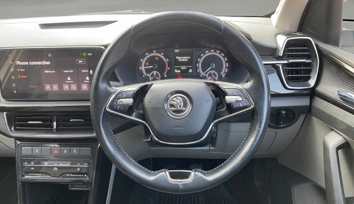 2022 Skoda KUSHAQ STYLE 1.0L TSI MT, Petrol, Manual, 45,559 km, Steering Wheel Close Up
