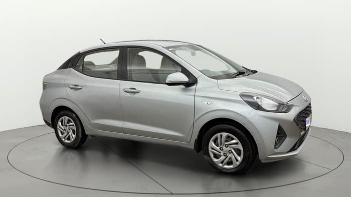 2021 Hyundai AURA S 1.2, Petrol, Manual, 70,597 km, Right Front Diagonal