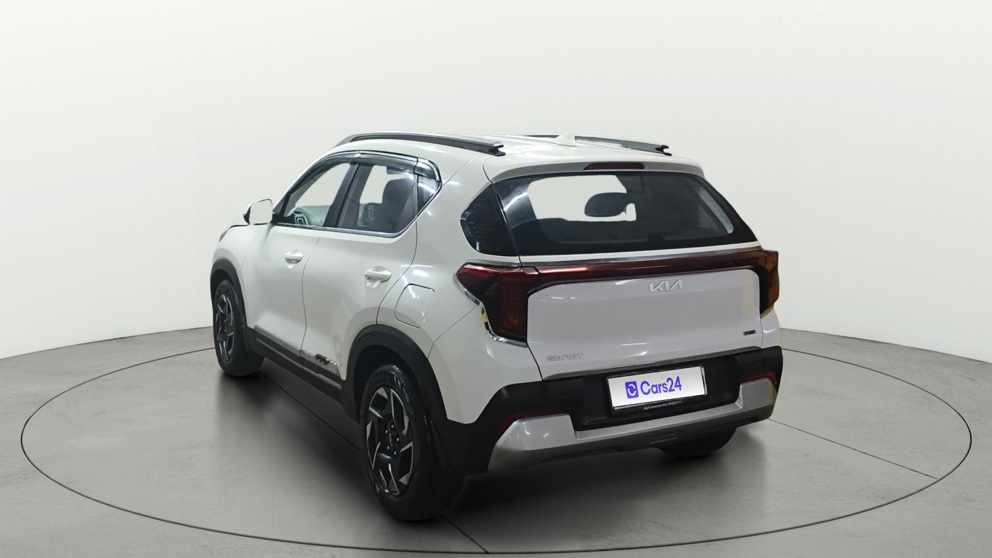 2024 KIA SONET HTX 1.0 TURBO PETROL IMT, Petrol, Manual, 19,396 km, Left Back Diagonal