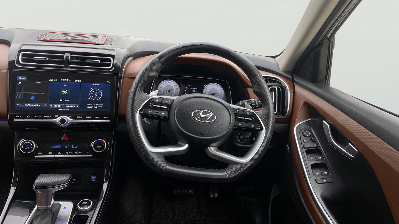 2023 Hyundai ALCAZAR 1.5 SIGNATURE (O) TURBO DCT 7, Petrol, Automatic, 36,065 km, Steering Wheel Close Up