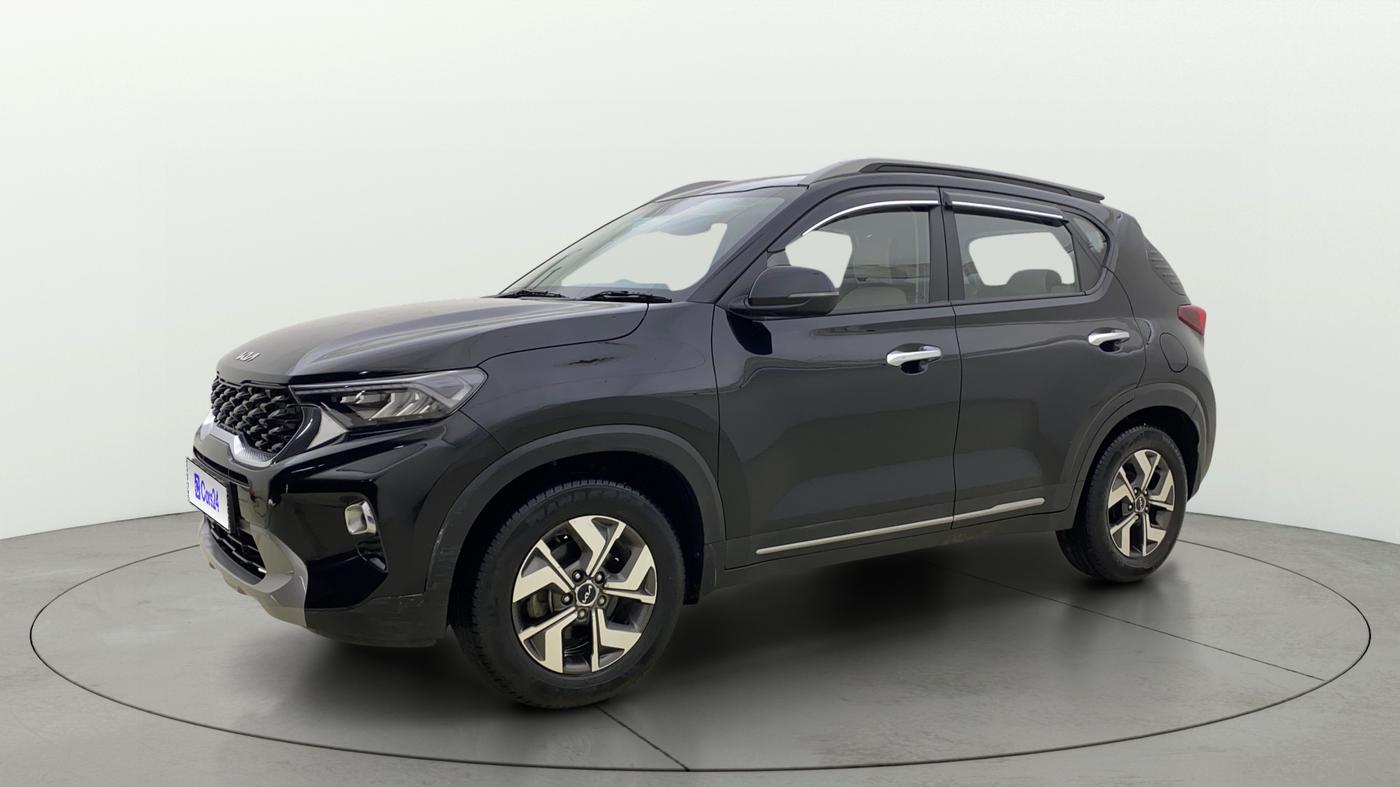 2022 KIA SONET HTX PLUS 1.0 IMT, Petrol, Manual, 22,990 km, Left Front Diagonal