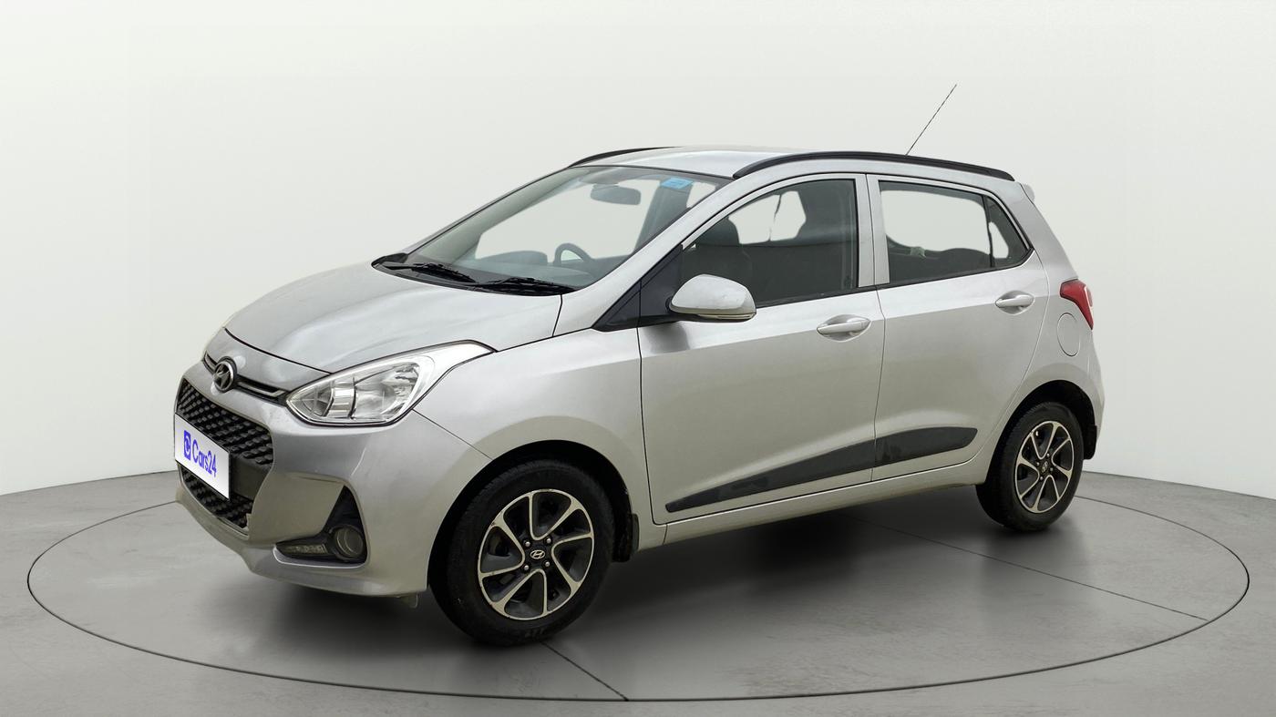 2017 Hyundai Grand i10 SPORTZ (O) AT 1.2 KAPPA VTVT, Petrol, Automatic, 67,117 km, Left Front Diagonal