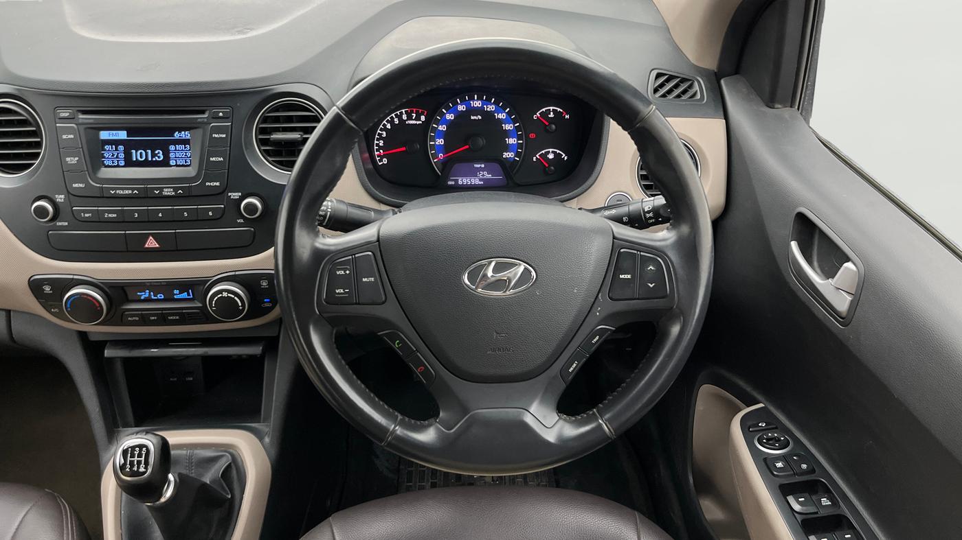 2014 Hyundai Xcent SX 1.2, Petrol, Manual, 69,585 km, Steering Wheel Close Up