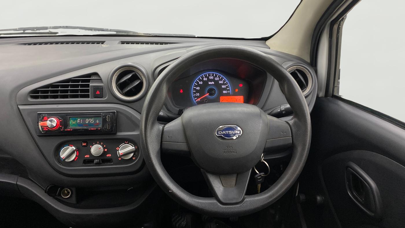 2019 Datsun Redi Go A, Petrol, Manual, 38,022 km, Steering Wheel Close Up