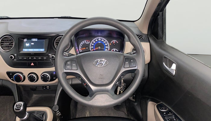 2017 Hyundai Grand i10 SPORTZ 1.2 KAPPA VTVT, Petrol, Manual, 33,966 km, Steering Wheel Close Up