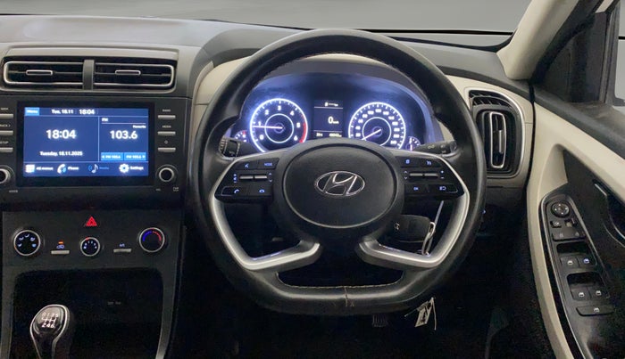 2022 Hyundai Creta E 1.5 DIESEL, Diesel, Manual, 48,041 km, Steering Wheel Close Up