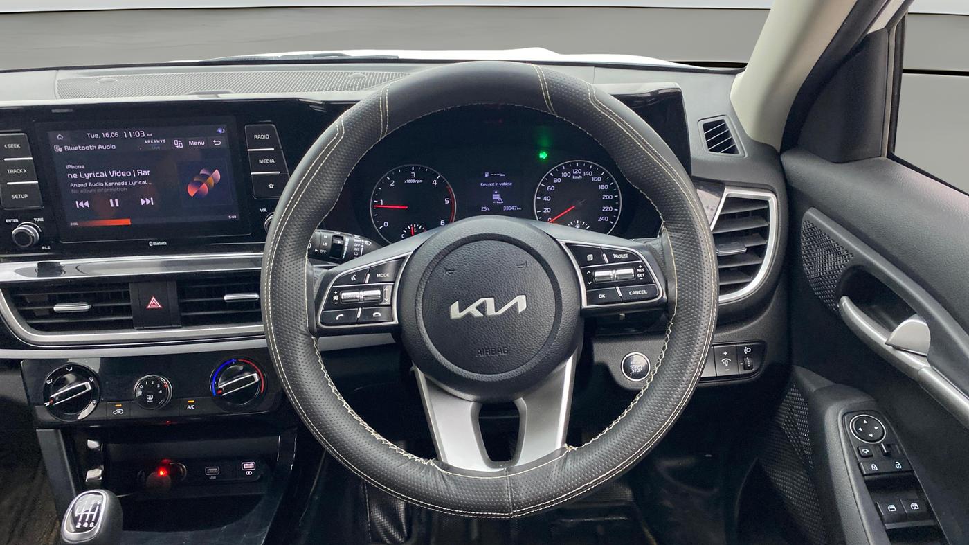 2023 KIA SELTOS HTX PLUS 1.5 DIESEL, Diesel, Manual, 33,844 km, Steering Wheel Close Up