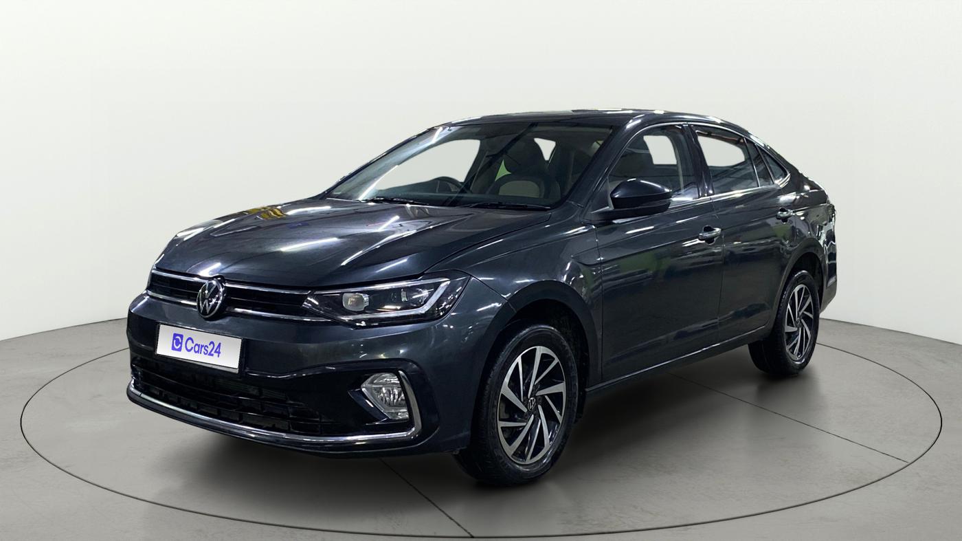 2024 Volkswagen VIRTUS TOPLINE TSI 1.0 AT, Petrol, Automatic, 53,700 km, Left Front Diagonal