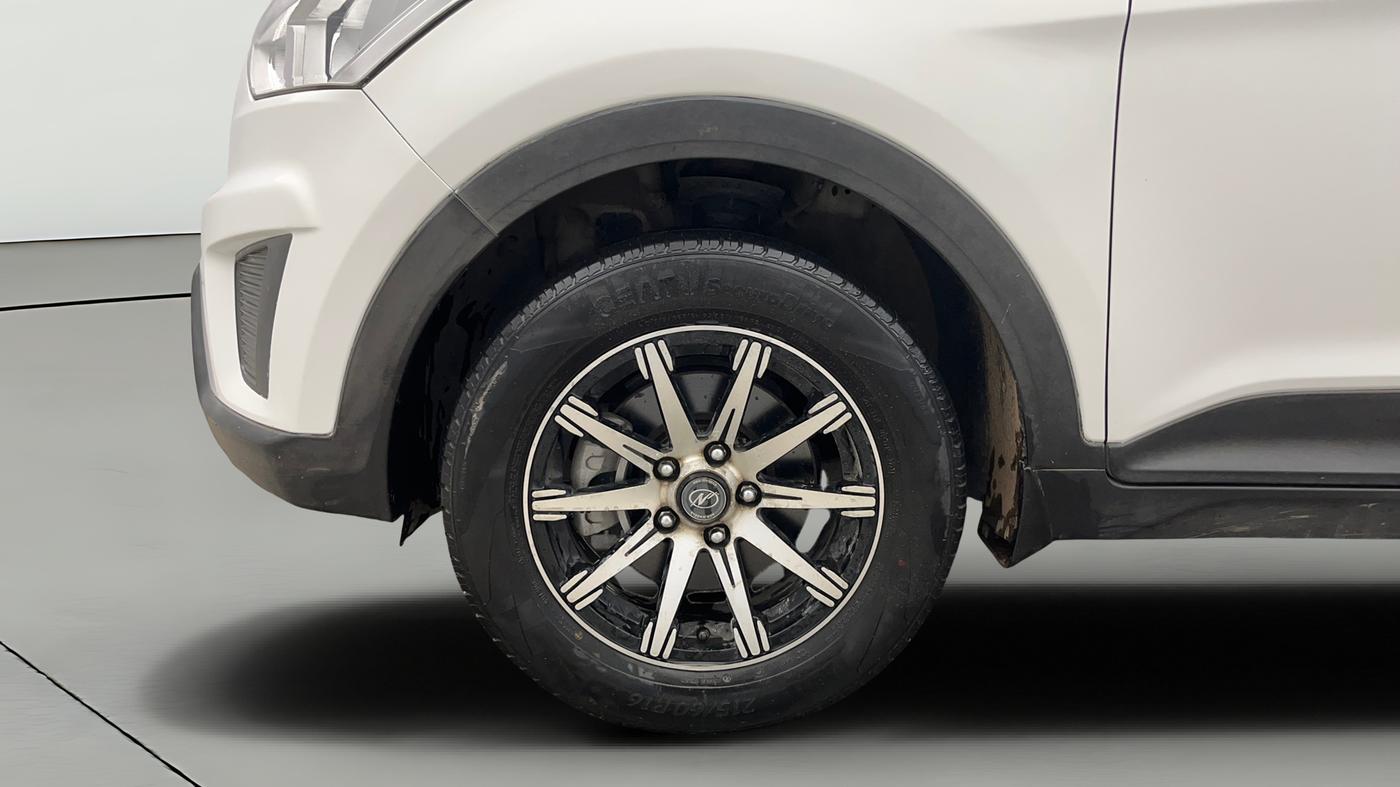 2017 Hyundai Creta E PLUS 1.6 PETROL, Petrol, Manual, 77,237 km, Left Front Wheel