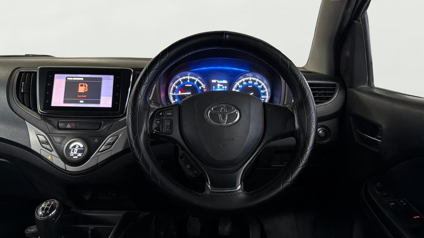2020 Toyota Glanza G, Petrol, Manual, 71,713 km, Steering Wheel Close Up