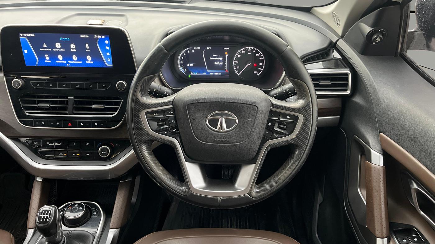 2019 Tata Harrier XZ 2.0L, Diesel, Manual, 80,830 km, Steering Wheel Close Up