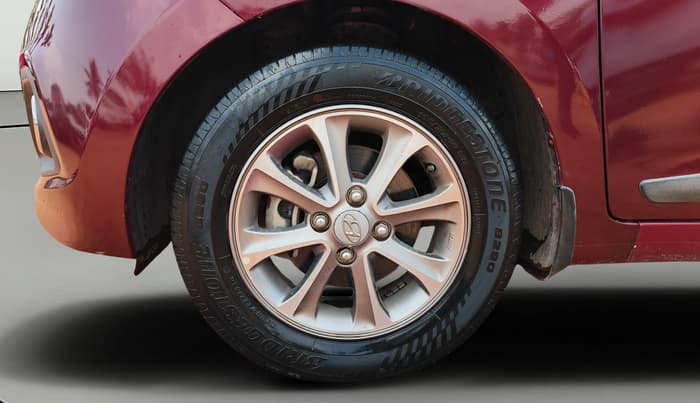 2016 Hyundai Grand i10 ASTA AT 1.2 KAPPA VTVT, Petrol, Automatic, 79,587 km, Left Front Wheel