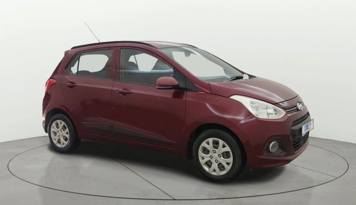 2015 Hyundai Grand i10 SPORTZ 1.2 KAPPA VTVT, Petrol, Manual, 1,38,176 km, Right Front Diagonal