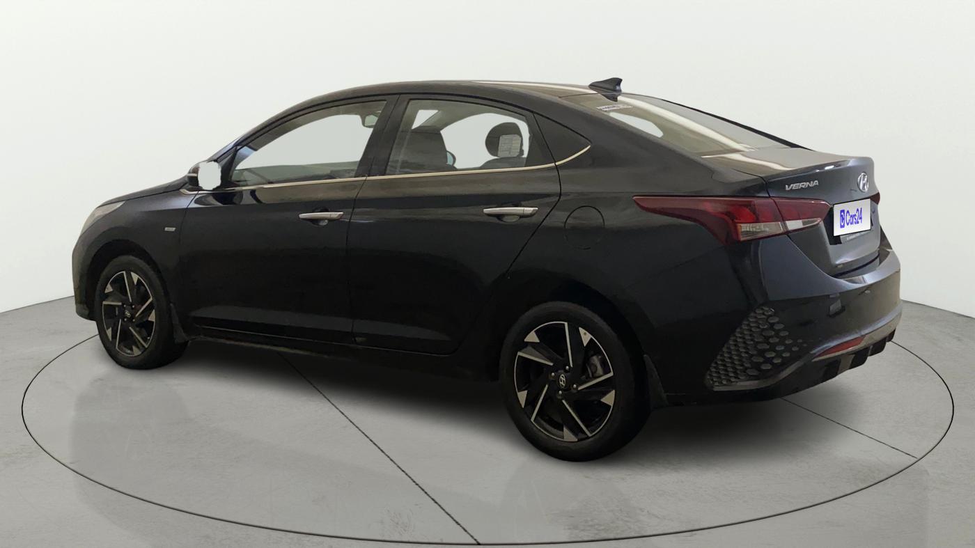 2021 Hyundai Verna SX (O) 1.0 TURBO DCT, Petrol, Automatic, 70,265 km, Left Back Diagonal