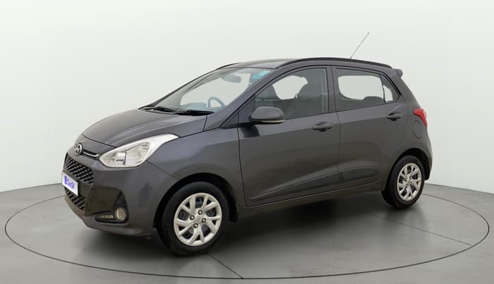 2019 Hyundai Grand i10 SPORTZ 1.2 KAPPA VTVT, Petrol, Manual, 37,642 km, Left Front Diagonal