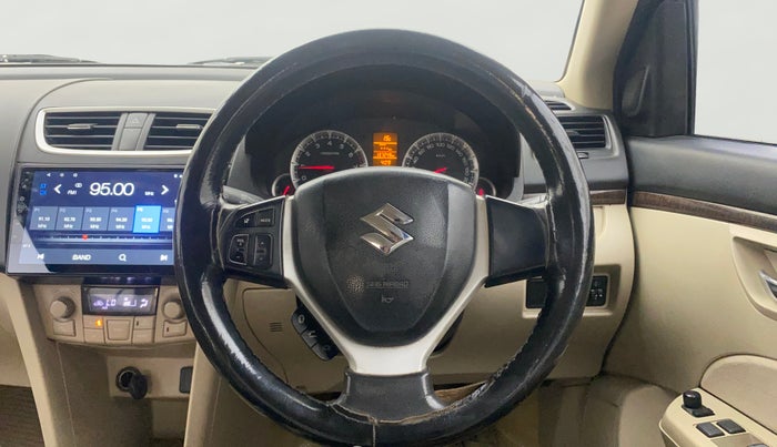 2015 Maruti Swift Dzire ZXI, Petrol, Manual, 1,37,216 km, Steering Wheel Close Up