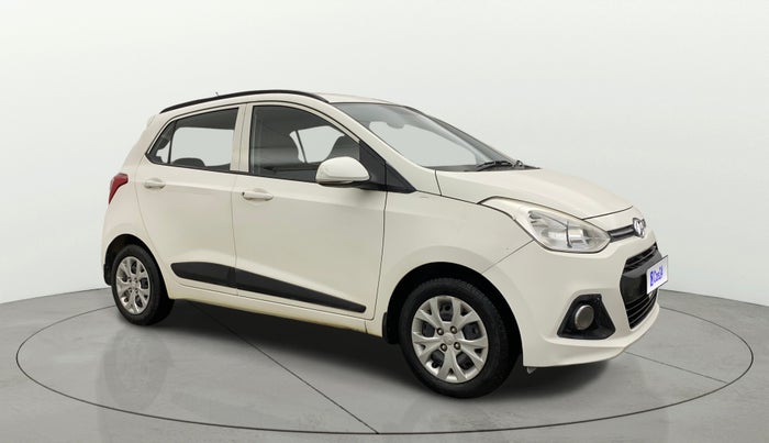 2015 Hyundai Grand i10 SPORTZ 1.2 KAPPA VTVT, Petrol, Manual, 46,802 km, Right Front Diagonal