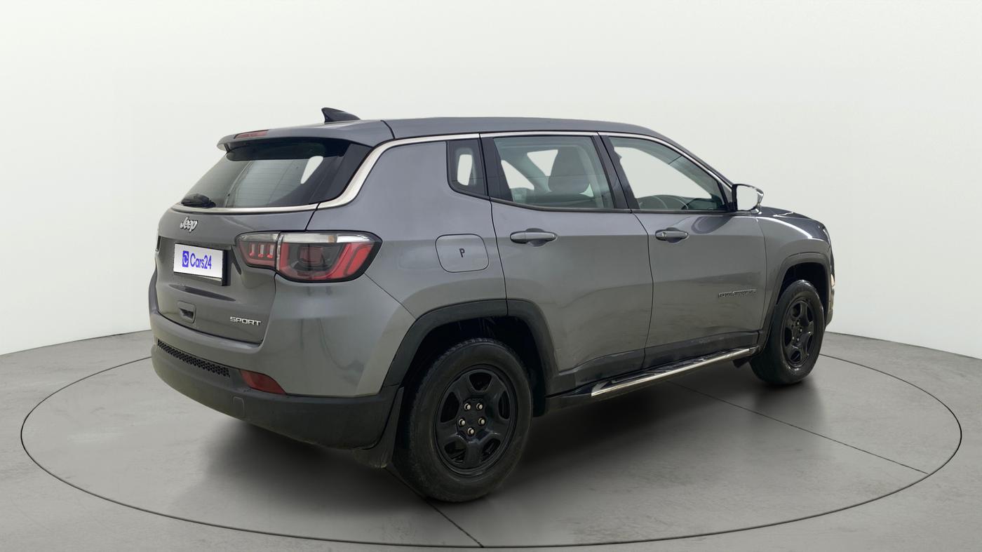 2018 Jeep Compass SPORT 1.4 PETROL, CNG, Manual, 54,568 km, Right Back Diagonal
