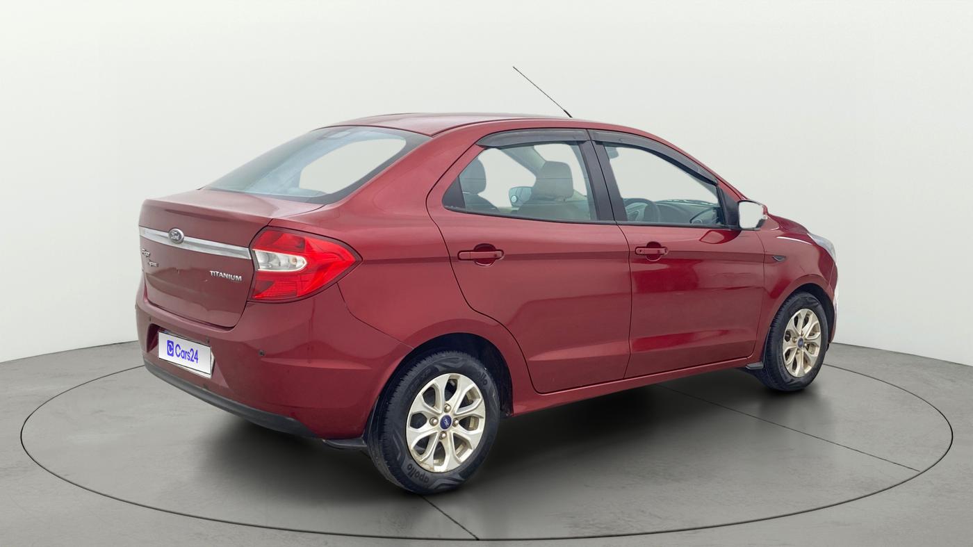 2017 Ford Figo Aspire TITANIUM 1.2 PETROL, Petrol, Manual, 74,890 km, Right Back Diagonal