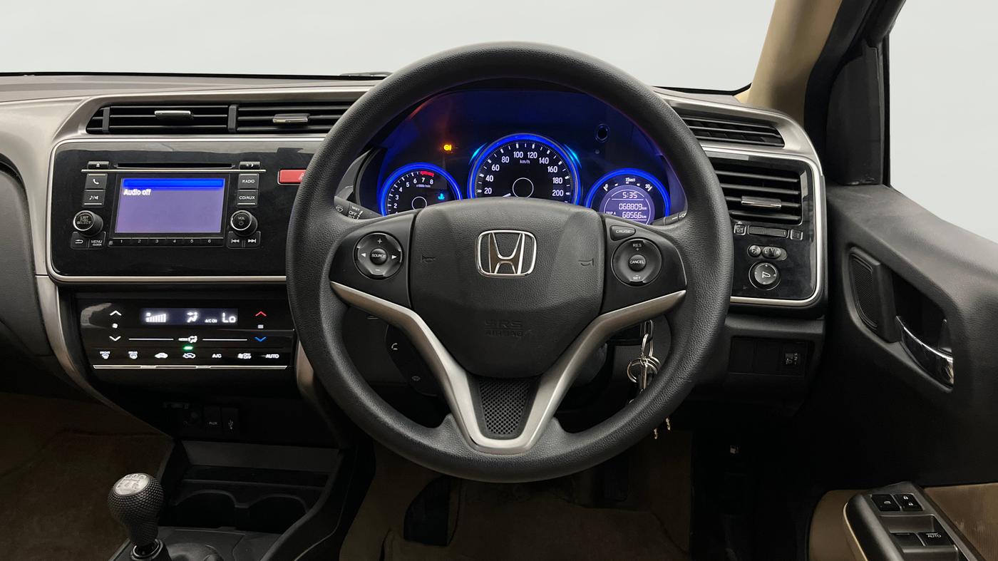 2014 Honda City 1.5L I-VTEC V MT, Petrol, Manual, 68,760 km, Steering Wheel Close Up