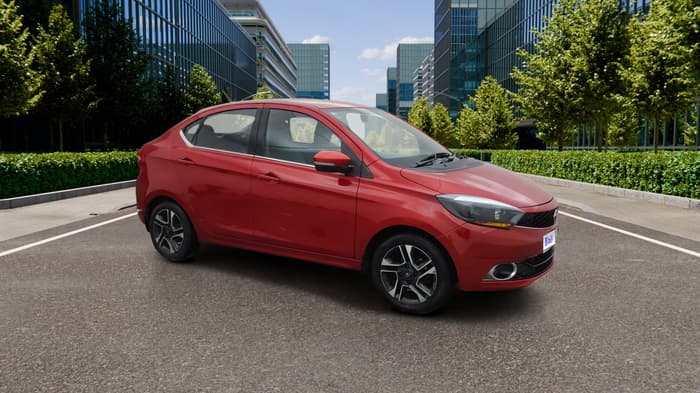 2017 Tata TIGOR XZ PETROL, CNG, Manual, 48,476 km, Right Front Diagonal