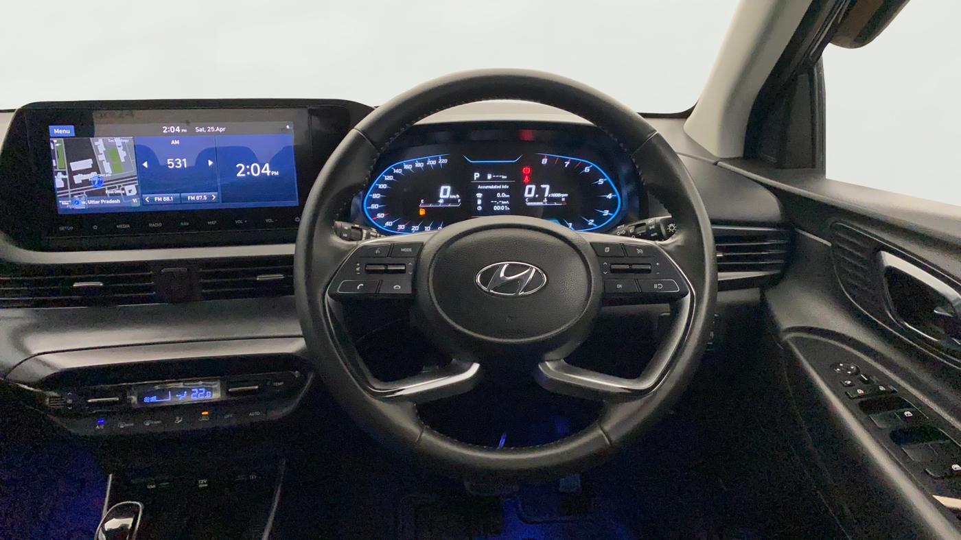 2023 Hyundai NEW I20 ASTA (O) 1.2 IVT, Petrol, Automatic, 55,448 km, Steering Wheel Close Up