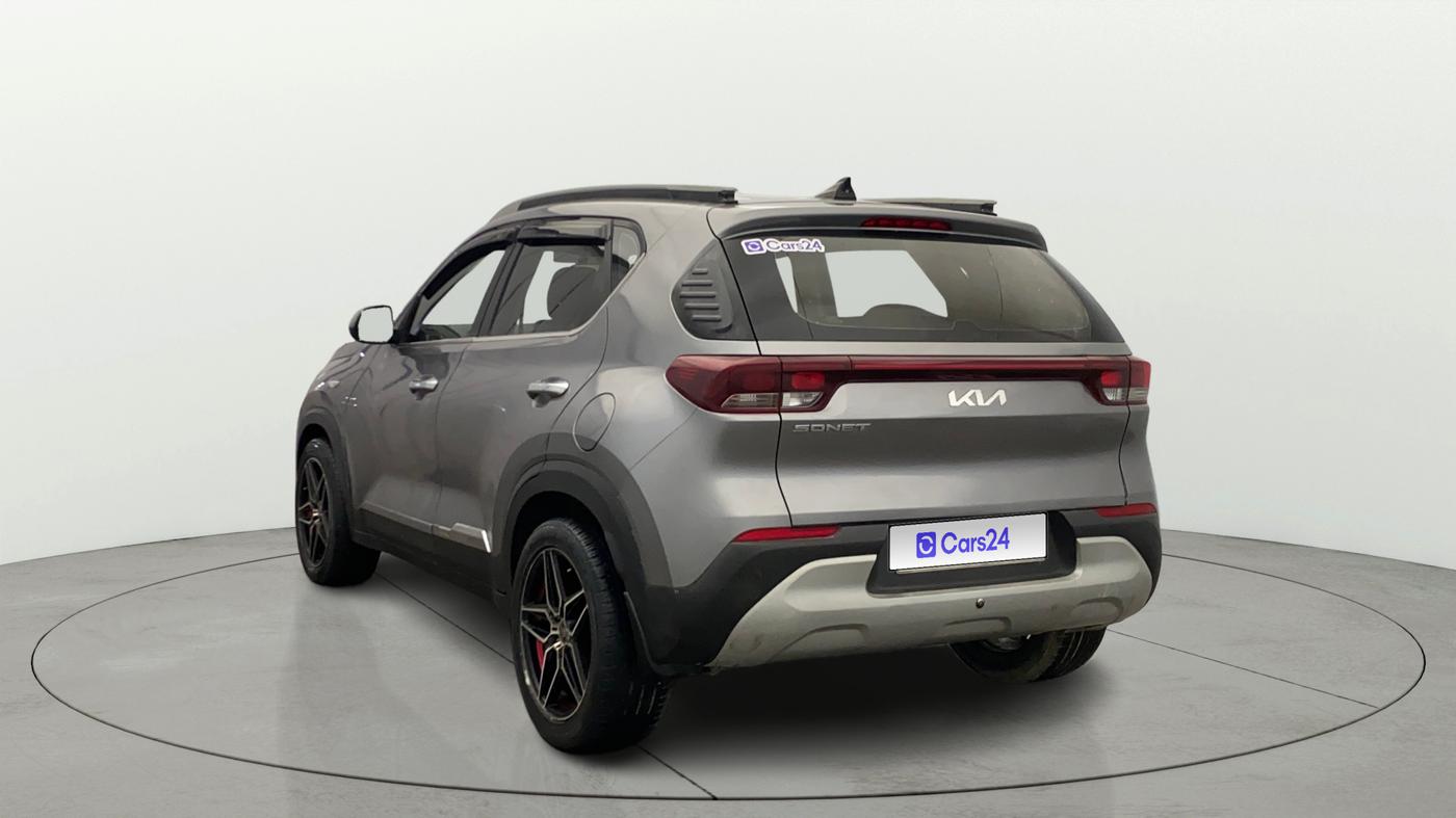2021 KIA SONET HTE 1.2, Petrol, Manual, 50 km, Left Back Diagonal