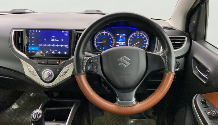 2017 Maruti Baleno ALPHA PETROL 1.2, Petrol, Manual, 1,04,076 km, Steering Wheel Close Up