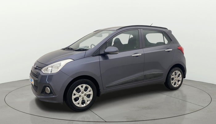 2014 Hyundai Grand i10 SPORTZ 1.2 KAPPA VTVT, Petrol, Manual, 76,435 km, Left Front Diagonal