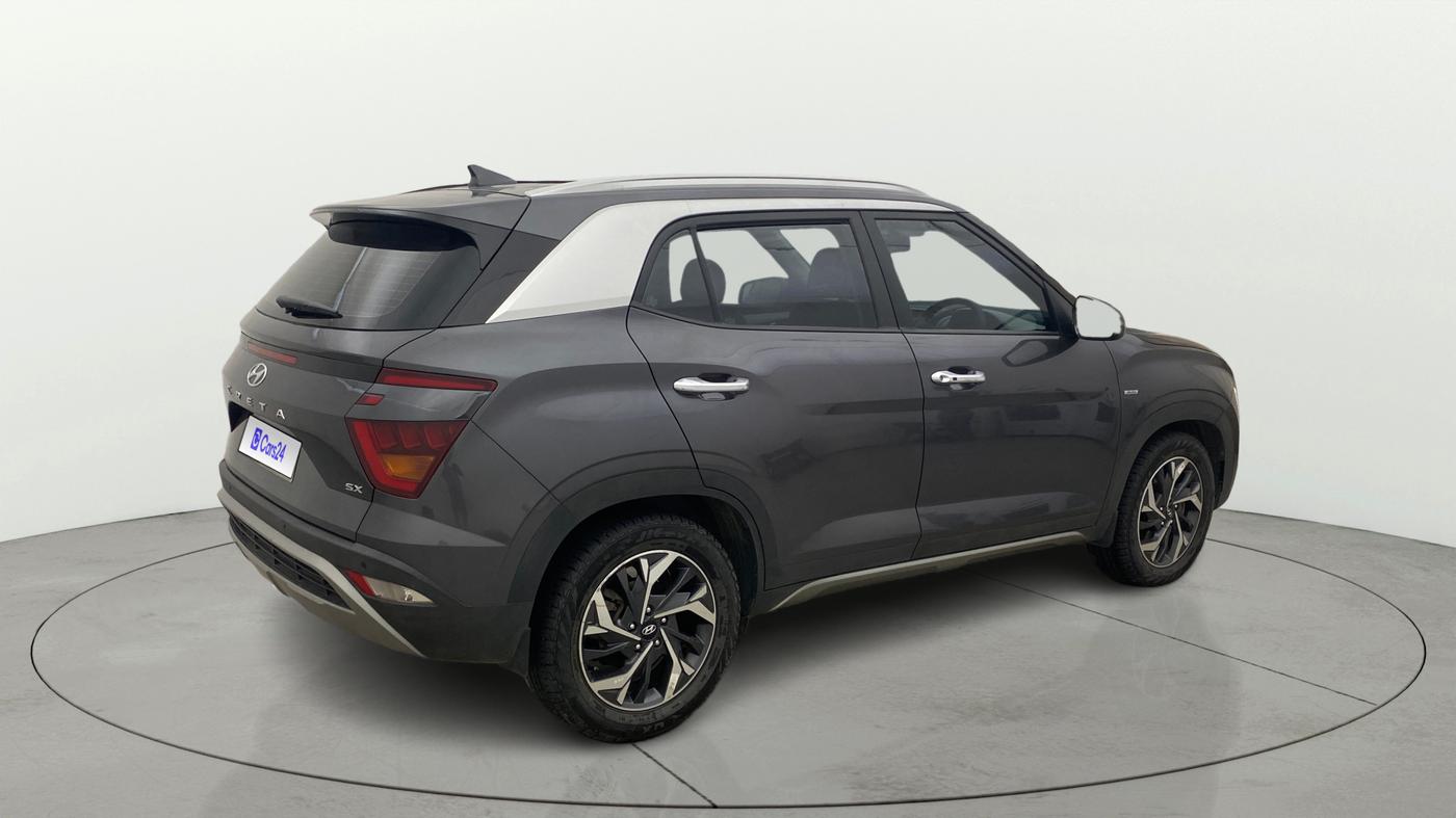 2021 Hyundai Creta SX (O) IVT 1.5 PETROL, Petrol, Automatic, 41,992 km, Right Back Diagonal