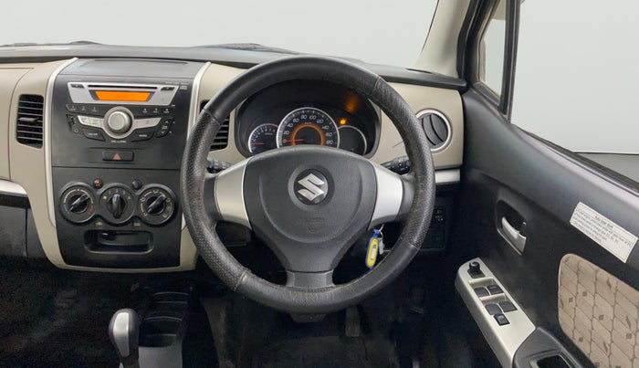2017 Maruti Wagon R 1.0 VXI (O) AMT, Petrol, Automatic, 21,258 km, Steering Wheel Close Up