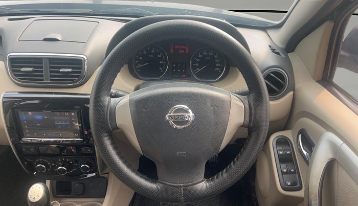 2015 Nissan Terrano XL D PLUS, Diesel, Manual, 1,07,493 km, Steering Wheel Close Up
