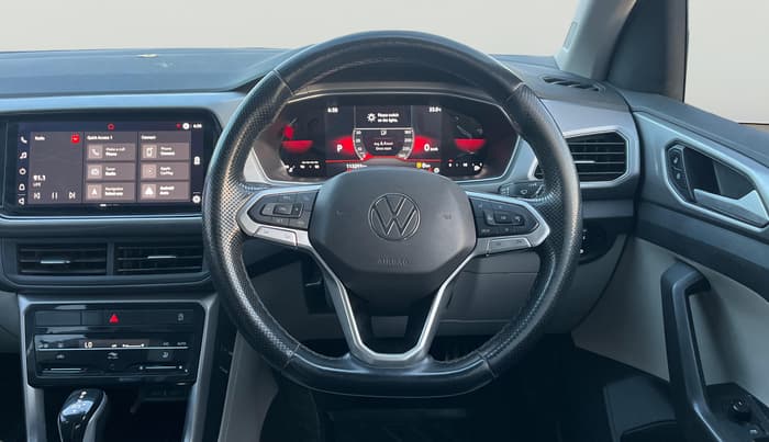 2021 Volkswagen TAIGUN GT PLUS 1.5 TSI DSG, Petrol, Automatic, 1,13,275 km, Steering Wheel Close Up