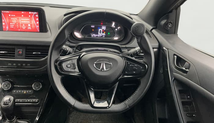 2023 Tata NEXON XZ PLUS PETROL SUNROOF DARK EDITION, Petrol, Manual, 35,144 km, Steering Wheel Close Up