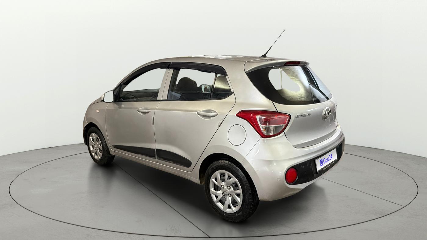 2017 Hyundai Grand i10 SPORTZ 1.2 KAPPA VTVT, Petrol, Manual, 63,664 km, Left Back Diagonal