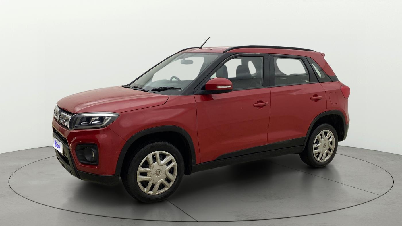 2021 Maruti Vitara Brezza VXI AT SHVS, Petrol, Automatic, 65,953 km, Left Front Diagonal