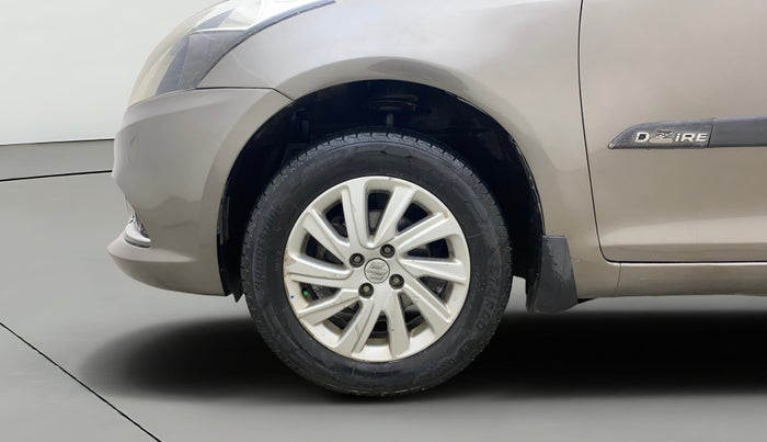 2015 Maruti Swift Dzire ZXI, Petrol, Manual, 1,37,216 km, Left Front Wheel