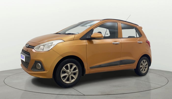 2015 Hyundai Grand i10 ASTA (O) 1.2 KAPPA VTVT, Petrol, Manual, 90,736 km, Left Front Diagonal