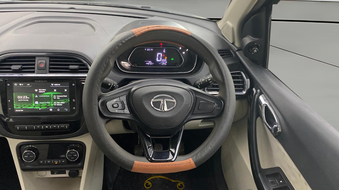2022 Tata TIGOR XZ PLUS CNG, CNG, Manual, 44,071 km, Steering Wheel Close Up